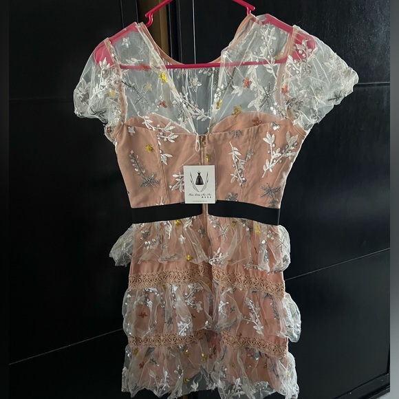 Sequin mesh dress - Picture 3 of 5